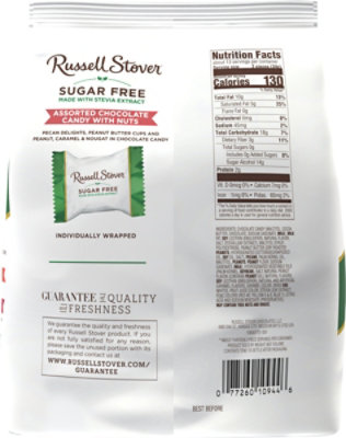 Rs 15.5oz Sugar Free Assorted Chocolate Candy With Nuts Gusset Bag - 15.5 OZ - Image 7