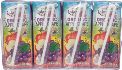 Lakewood Juice Apple Grape Aseptic - 8 PK - Image 5