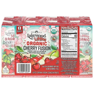 Lakewood Cherry Fusion Juice Aseptic - 8 PK - Image 1