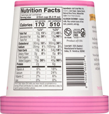Kaurinas Ice Cream Kulfi Rose Pint - 16 OZ - Image 5