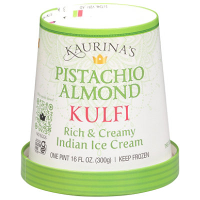 Kaurinas Icecream Kulfi Pistachio Almond - 16 OZ - Image 2