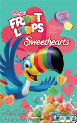 Kelloggs Froot Loops Cereal Sweethearts 14.9oz - 14.9 OZ - Image 6