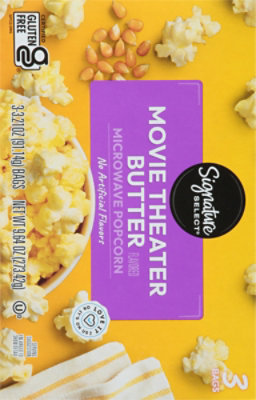 Signature Select Popcorn Microwave Movie Theater 3-3.21oz - 3-3.21 OZ - Image 6