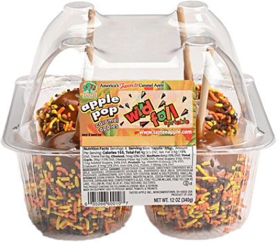 Wild Fall Apple Pop Caramel Apples - 12 OZ - Image 1