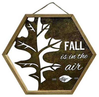 Ssel 12.5in Harvest Metal Wall Decor - EA - jewelosco