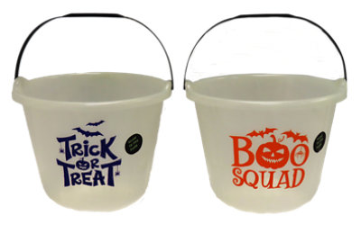 Ssel Plastic Glow Candy Bucket - EA - Image 1