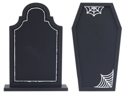 Ssel 13in Black Halloween Chalkboard - EA - Image 1