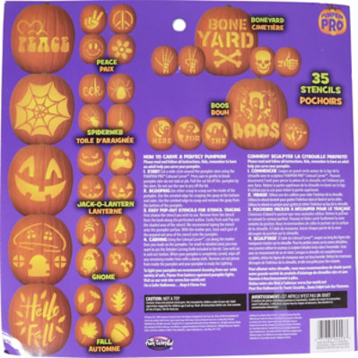 Fun World Holiday Pumpkin Patch Carve Kit – 41 Count - Image 4