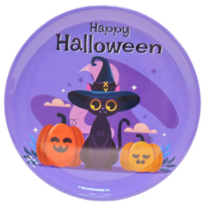 Ssel Halloween Plastic Rnd Tray - EA - Image 1