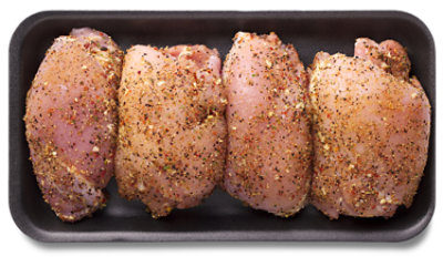 Chicken Thighs Boneless Vegetable Pepper Seasoning - LB - Image 1