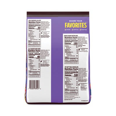 HERSHEY'S Snack-Size Sweets and Chocolate Assortment Party Pack, 34.19 oz Bag - Image 2