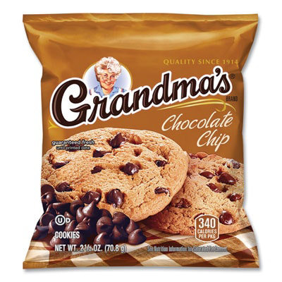 Grandma's Cookies Variety Tray, Assorted Flavors, (6) 3.25 oz, (26) 2.5 oz, 32 Bags/Carton - Image 3
