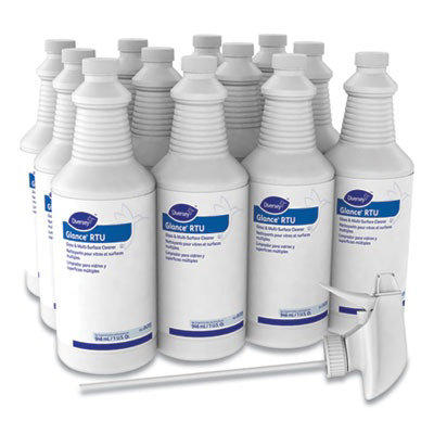 Diversey Glance Glass and Multi-Surface Cleaner, Original, 32oz Spray Bottle - Image 4
