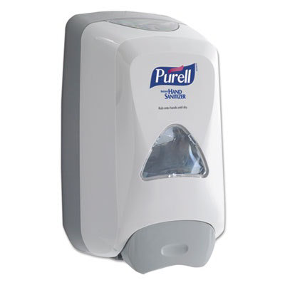 PURELL FMX-12 Foam Hand Sanitizer Dispenser, 1,200 mL Refill, 6.6 x 5.13 x 11, White - Image 1