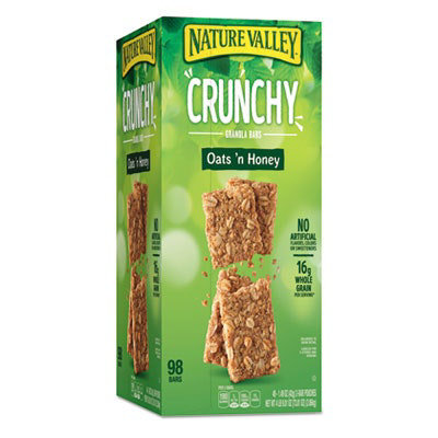 Nature Valley Granola Bars, Oats and Honey, 1.5 oz Bar, 49/Carton - Image 1