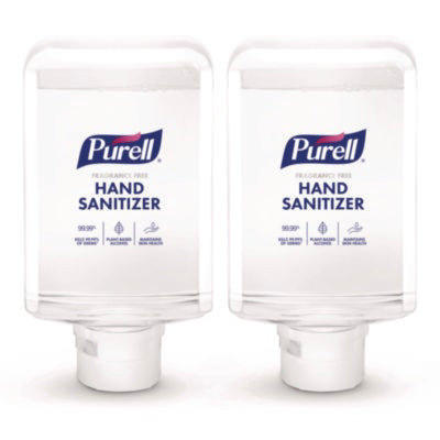 PURELL Advanced Hand Sanitizer Fragrance Free Foam, For ES10 Automatic Dispensers, 1,200 mL Refill, Fragrance Free, 2/Carton - Image 1