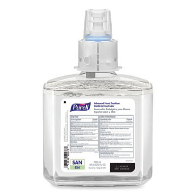 PURELL Advanced Hand Sanitizer Gentle and Free Foam, 1,200 mL Refill, Fragrance-Free, For ES4 Dispensers, 2/Carton - Image 2