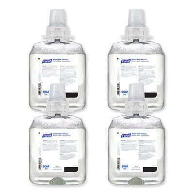 PURELL HEALTHY SOAP Mild Foam, For CS4 Dispensers, Fragrance-Free, 1,250 mL, 4/Carton - Image 1
