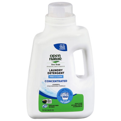 Open Nature Liquid Laundry Detergent Free & Clear 75 Fluid Ounce - 75 FZ