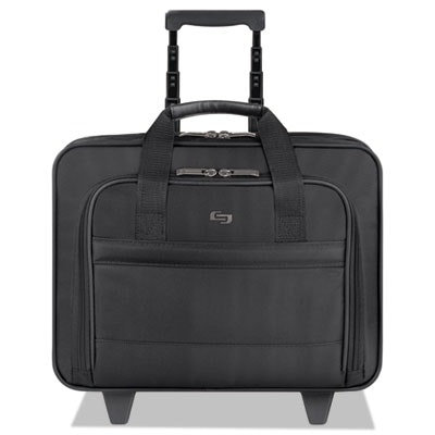Solo Classic Rolling Case, Fits Devices Up to 15.6", Ballistic Polyester, 15.94 x 5.9 x 12, Black - Image 1