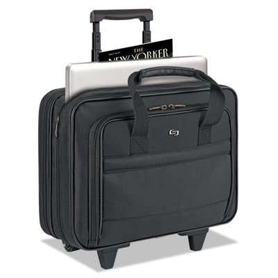 Solo Classic Rolling Case, Fits Devices Up to 15.6", Ballistic Polyester, 15.94 x 5.9 x 12, Black - Image 4