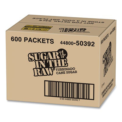 Sugar in the Raw Sugar Packets, 0.18 oz Packet, 600/Carton - Image 2