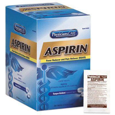 PhysiciansCare Aspirin Tablets, 250/Box - Image 1