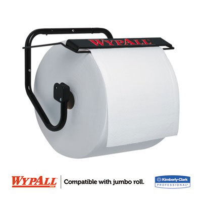 WypAll Jumbo Roll Dispenser, 16.8 x 8.8 x 10.8, Black - Image 2