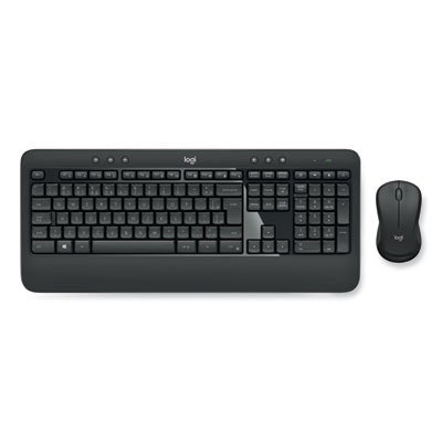 Logitech MK540 Wireless Combo, 2.4 GHz Frequency/30 ft Wireless Range, Black - Image 2