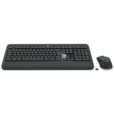 Logitech MK540 Wireless Combo, 2.4 GHz Frequency/30 ft Wireless Range, Black - Image 1