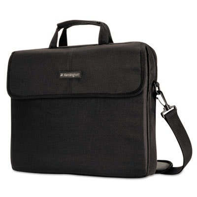 Kensington Simply Portable Padded Laptop Sleeve, Fits Devices Up to 15.6", Polyester, 17 x 1.5 x 12, Black - Image 1