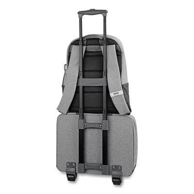 Solo Re:Start Underseat Rolling Case, 15.6”, 16 x 6 x 14, Light Gray - Image 3