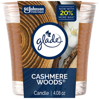 Glade Candle, Cashmere Woods - 4.08 OZ - Image 2