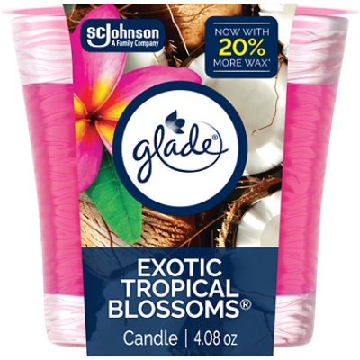 Glade Candle Tropical Blossoms - 4.08 OZ - Image 2