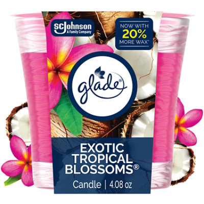 Glade Candle Tropical Blossoms - 4.08 OZ - Image 1