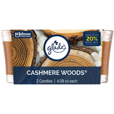 Glade Candle Cashmere Woods - 2-4.08 Oz. - 2-4.08O - Image 1