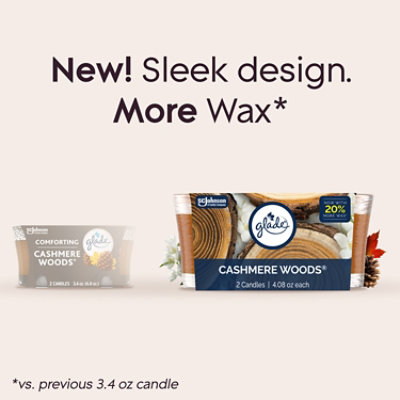 Glade Candle Cashmere Woods - 2-4.08 Oz. - 2-4.08O - Image 3