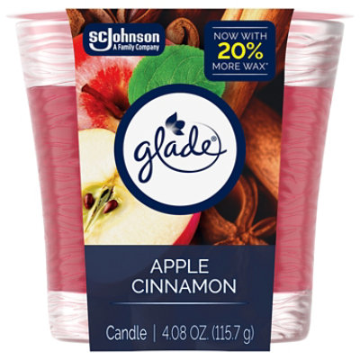 Glade Candle Apple Cinnamon - 4.08 OZ - Image 1