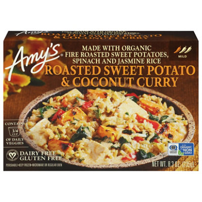Amys Entree Roasted Sweet Potato Coconut Curry - 8.3 OZ - Image 1