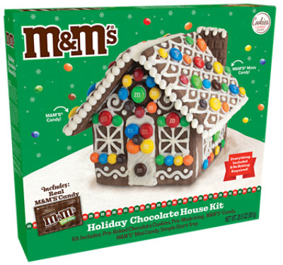 Christmas Fun For The Entire Family. Pre-made Gingerbread Pieces And Decorating Candies. - 20.5 OZ - Image 1