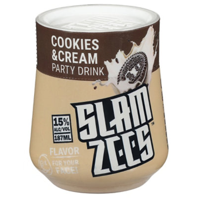 Slamzees Cookies And Cream 187 Ml Wine - 187 ML - Image 1