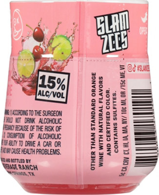 Slamzees Cherry Limeade 187.5 Ml Wine - 187.5ML - Image 3