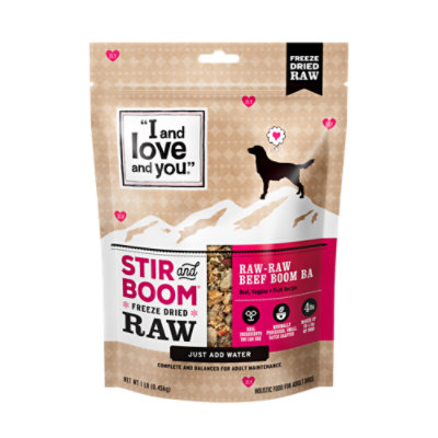 I&l&y Stir N Boom Raw Beef - 1 LB - Image 1