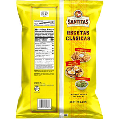 Santitas Tortilla Chips Yellow 18oz - 18 OZ - Image 5