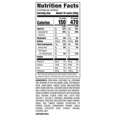 Herrs Cheese Curls Hot N Honey 3oz - 3 OZ - Image 4