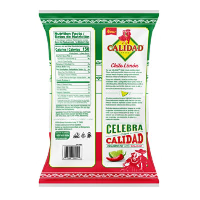 Calidad Tortilla Chips Chile Limon 10oz - 10 OZ - Image 2