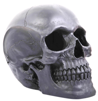 Hol Ceramic Skull Matte Black - EA - Image 1