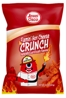 Jewel Osco Flamin' Hot Cheese Crunch - 8.5 OZ - Image 1