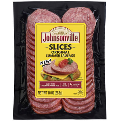 Johnsonville Original Summer Sausage Slices 10 Oz - 10 OZ - Image 1