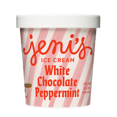 Jeni's Ice Cream White Chocolate Peppermint - 16 OZ - Image 1